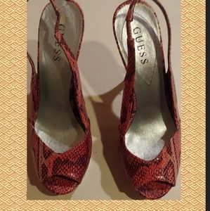 Guess high heels sandals